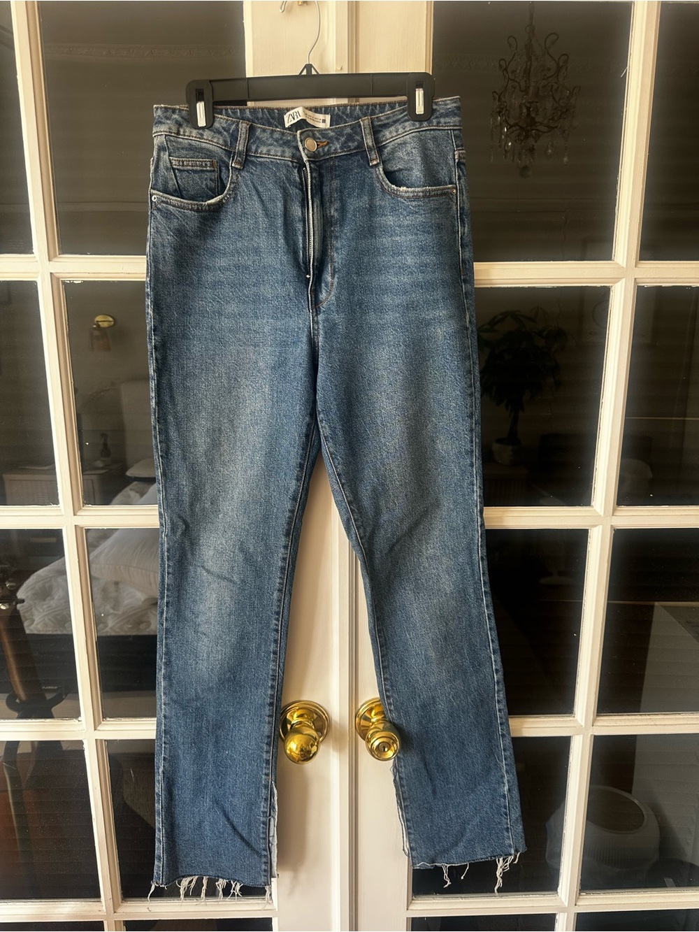 Zara SLIM FLARED SLITTED HIGH RISE Z1975 JEANS